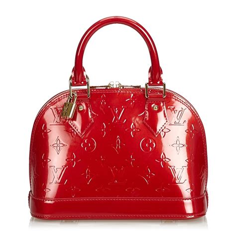 borsa louis vuitton vernice rossa|Borse Louis vuitton in Vernice Rosso .